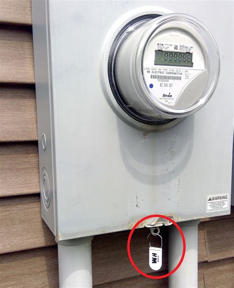 how to seal electrical meter